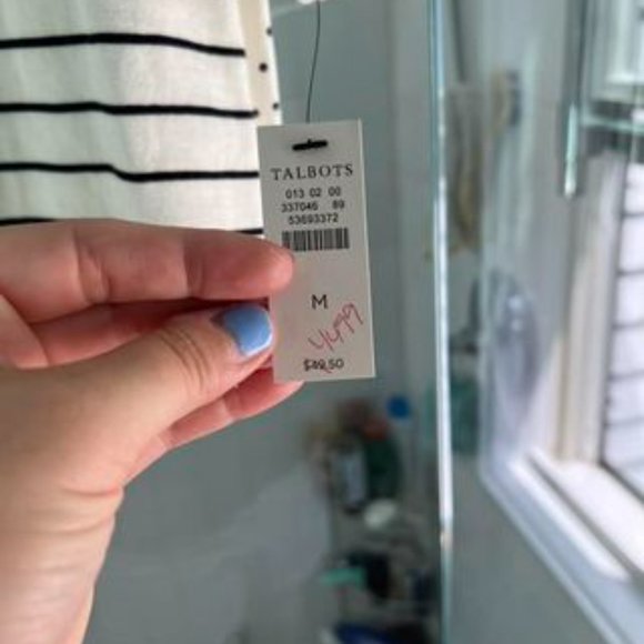 Talbots Mixed Media Top - Picture 3 of 3